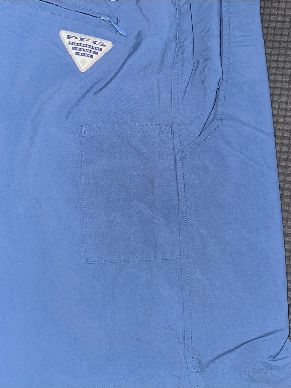 Columbia PFG Omni Shade Blue Fishing Shorts Mens XL 6 Inch Inseam - Picture 6 of 7